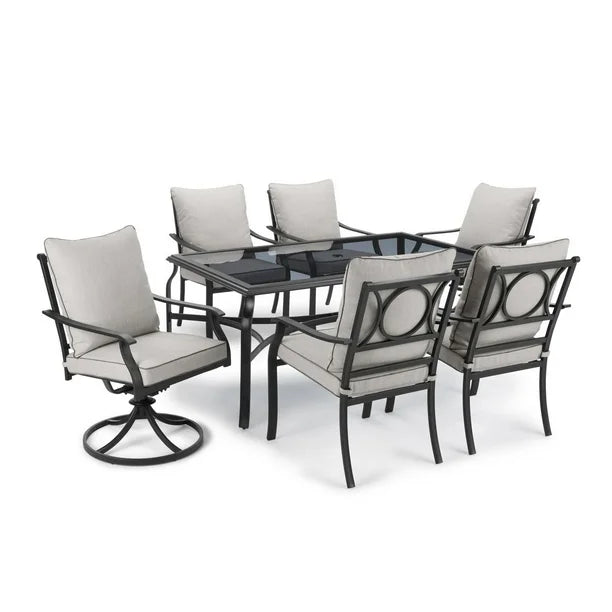 Newport 7-Piece Patio Dining Set - Beige