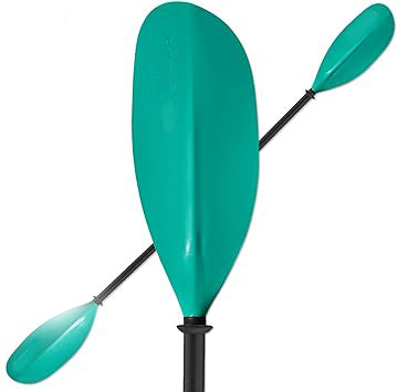 The blades have good durability and corrosion resistance, Aluminum Shaft and PP Blade, Floating Kayaking Oars, Adjustable