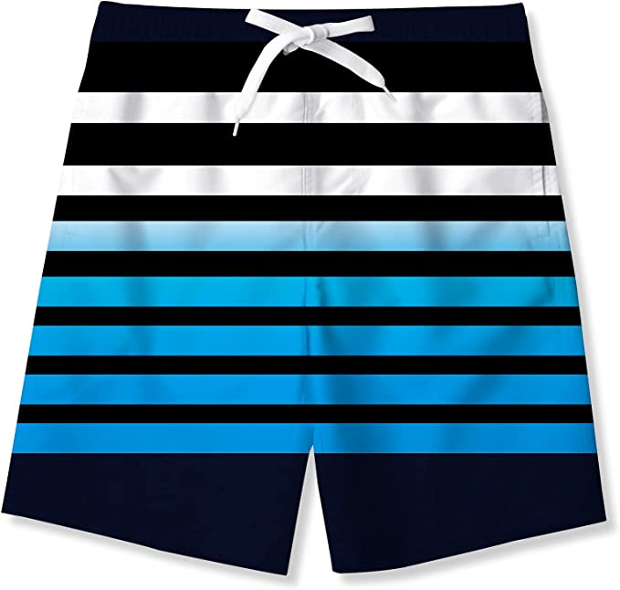 Quick Dry Swimwear Bathing Suit for Big Boys Beach Swim Boards Shorts 7-16 Years