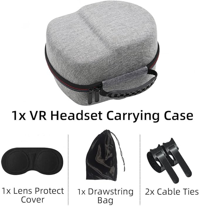 Controllers Includes Multiple Quest2 Accessories, travel friendly. Comfortable handle strap is ideal for carrying.