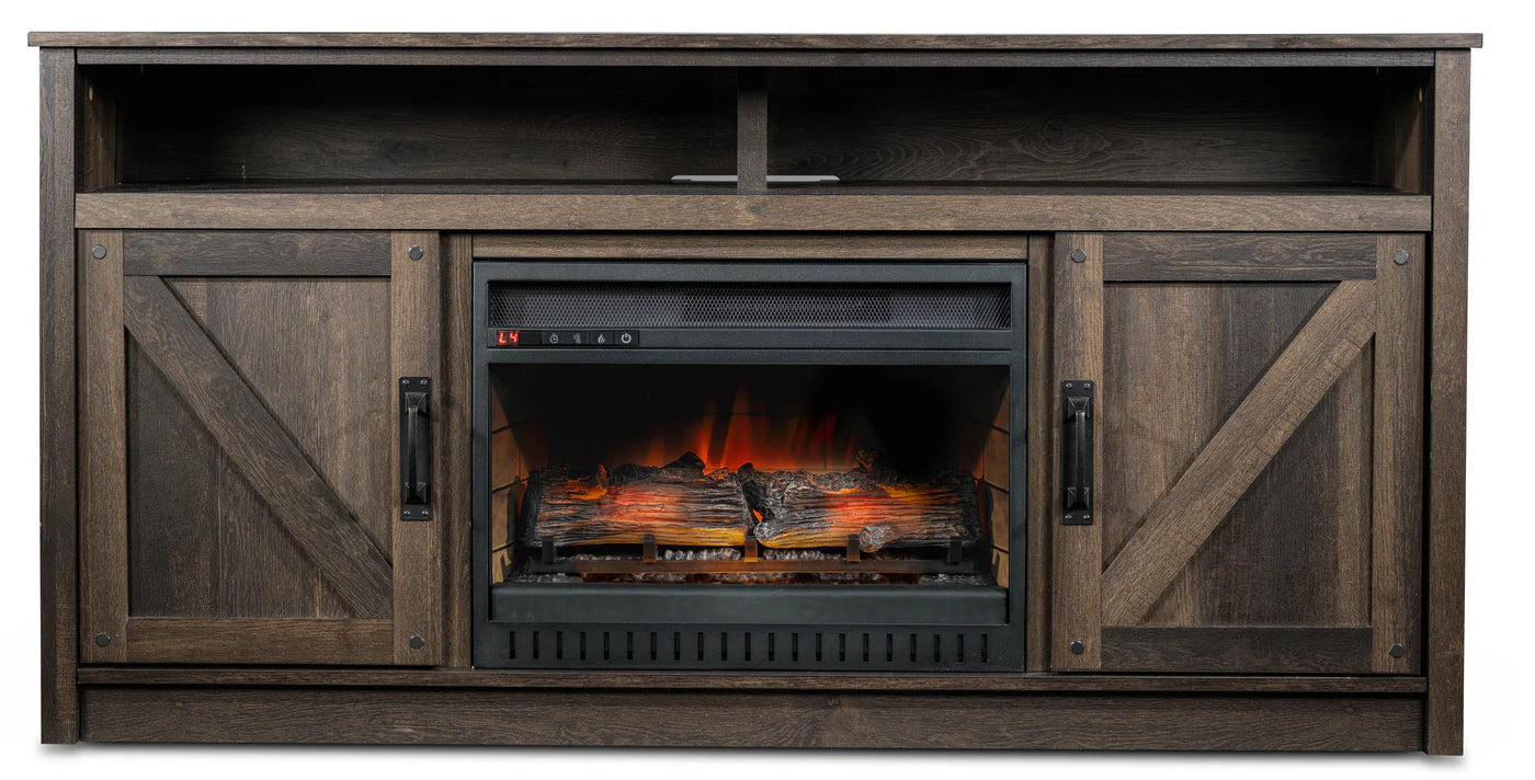 not just for your TV, but your home theatre and gaming consoles as well. And with a faux fireplace,  TV Stand