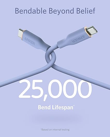 Supports a max power output of 100W when paired with a 100W or above wall charger to power up virtually any USB-C device,