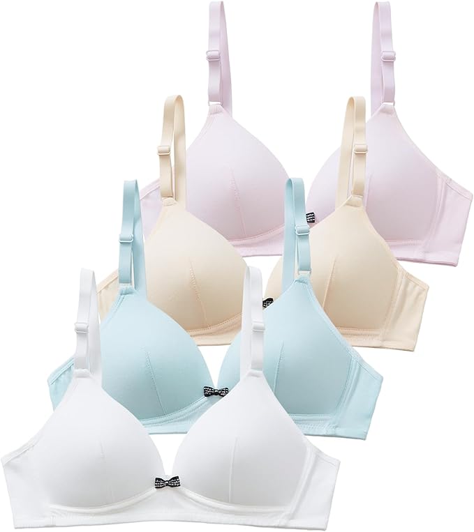 Made with safe dyes and free from harsh chemicals, this bra is ideal for sensitive skin, sensory issues, and active kids.