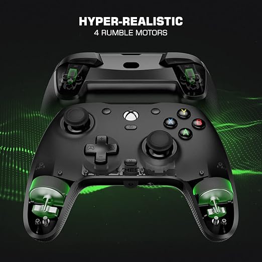 The detachable 3m USB-C cable gives you the freedom to play from your desired spot in the room, Wired Gaming Controller with Adjustable Triggers Zone & Vibration Level Works for Xbox Series s/x and Windows 11/10/7