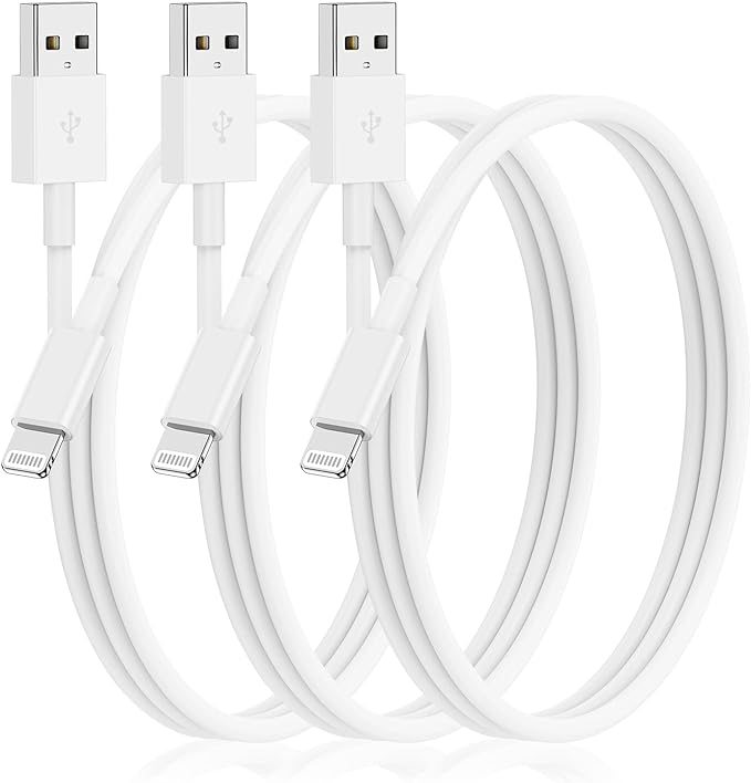 smart intelligent chip with overcharge protection, stable current protection, 3 Foot iPhone USB Charger Cords for Apple iPhone 14 13 12 Xs Max XR X 8 7 6 5 Plus,iPhone SE