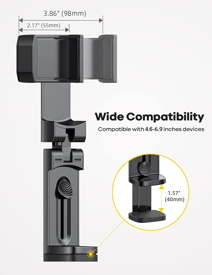To solve the problems of similar airplane phone mount that are easily damaged, difficult to adjust and unstable, Travel Essentials - Lamicall 2024 Upgraded Super-Stable Multi-Directional Dual 360° Rotation Travel Accessories Flying