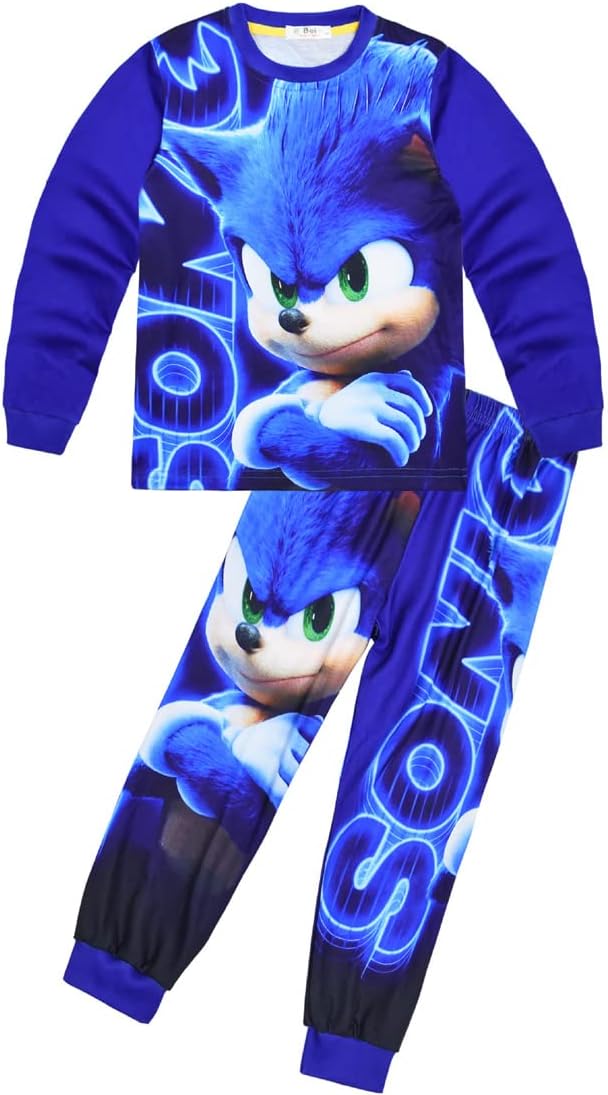 Shirt + Pants 2 Piece Set Fashion Sleepwear Novelty Clothes Set, comfortable, with realistic 3D printing patterns
