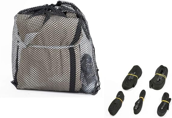 Polyester outer surface material with coating for maximum protection for boats against rain, snow, sand, UV and snow., Hull Runabouts Reinforced Side Straps (610-670 cm Long, Beam Width 270 cm)