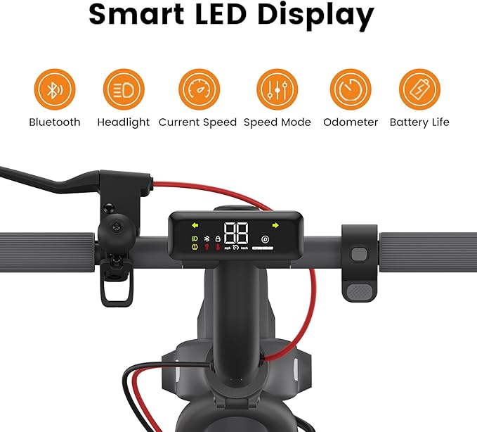 V25 600W 25KM V25, 30km/h and max range up to 25 km, perfect for daily commuting or short trip. Max load 220lbs. Scooter,Max 20 MPH & 25/40/65 KM,10" Self-Sealing Tubeless/10 * 3" Pneumatic, 600W/700W/900W MAX Power,
