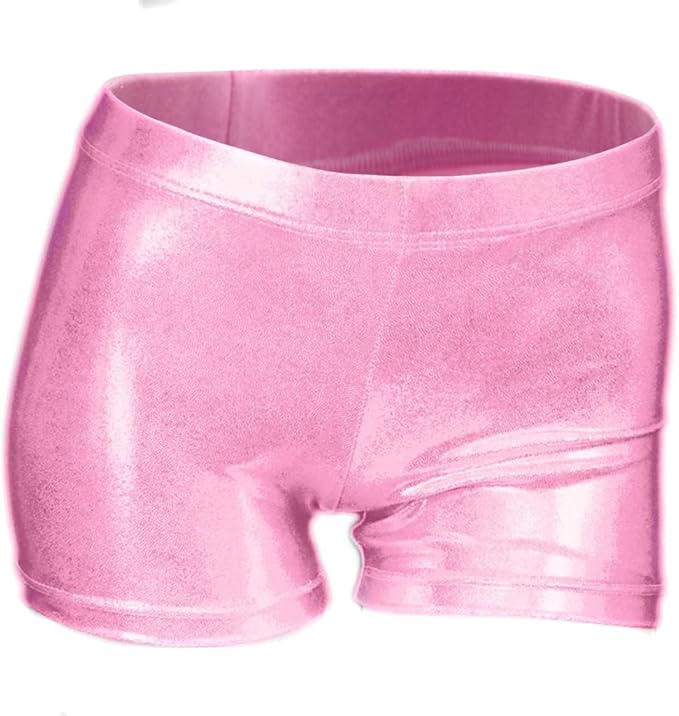 Soft, perspiration cooling, dry and comfortable. Lightweight design. Sparkle Dance Tumbling Athletic Compression Shorts