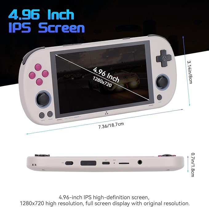 Portable Retro Video Hand-Held Games Consoles Preinstalled Emulator with 64G/256G TF Card,