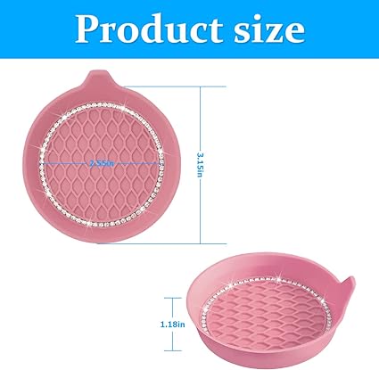 Interior Accessories Waterproof Round Shape Auto Mat Cup Holder Coaster