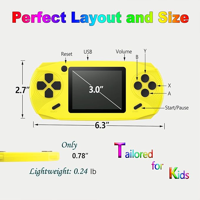 100 new exciting educational puzzle casual games. And while kids having fun, they're exercising important developing skills too, Modern Video Games Seniors Electronic Game Player for Boys Girls