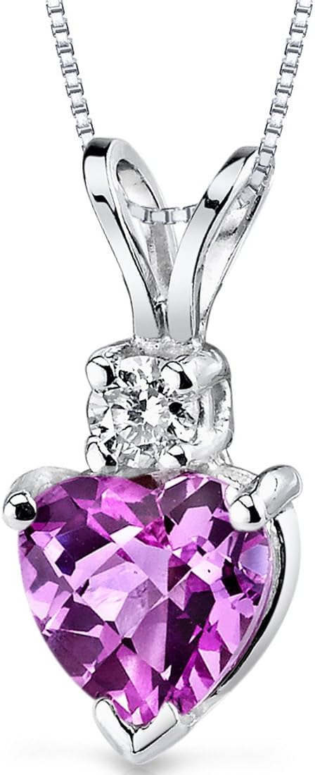 Stone has a flattering checkboard faceting, punctuated with a genuine white Round Brilliant Cut Diamond,