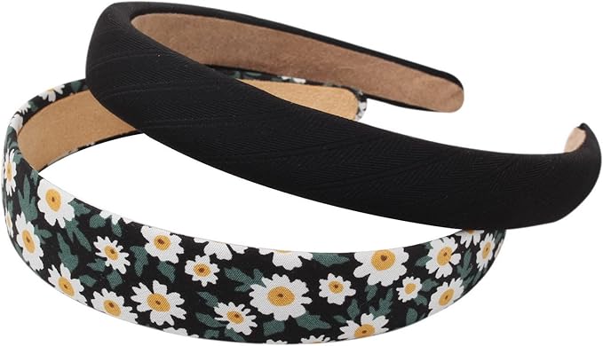 6PK different design hair bands,various styles meet daily replacement needs and matching requirement,6PK Different Designs Headbands for Women, Non-Slip Flower, Cute Pearl, Twisted,