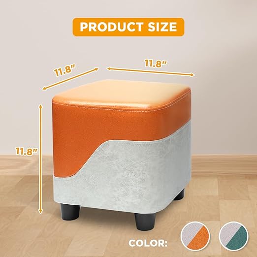 cushioned Ottoman can be a beautiful sight. Small Square Ottoman Footstool