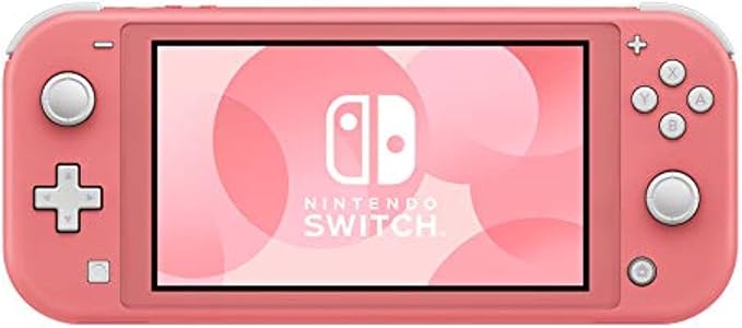Features a sleek, unibody design with fully integrated controls and a built-in +control pad, Nintendo Switch™ Lite - Coral