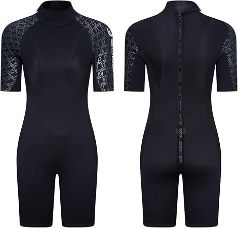 Surfing Snorkeling Swimming Suits,  3mm thickness with smoothskin panels on the chest add more elasticity and give heat retention
