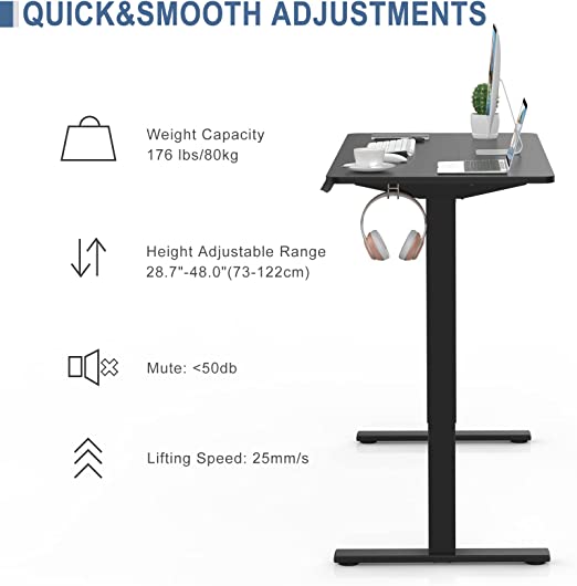 Standing Desk,with Splicing Top for Home Office