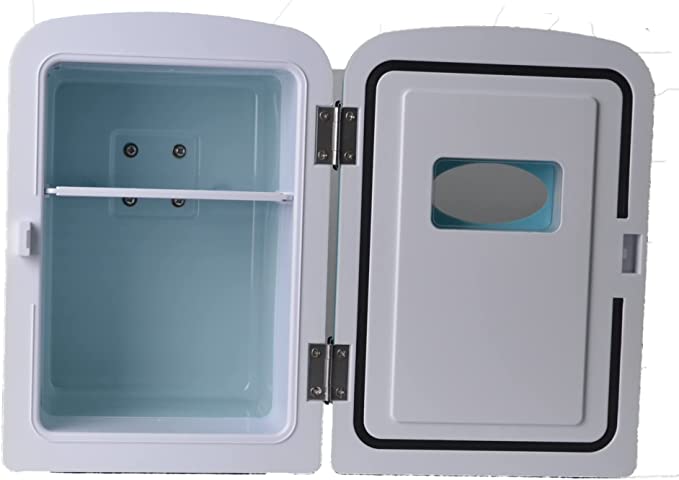 Mini Retro 6 Can Beverage Refrigerator-Blue