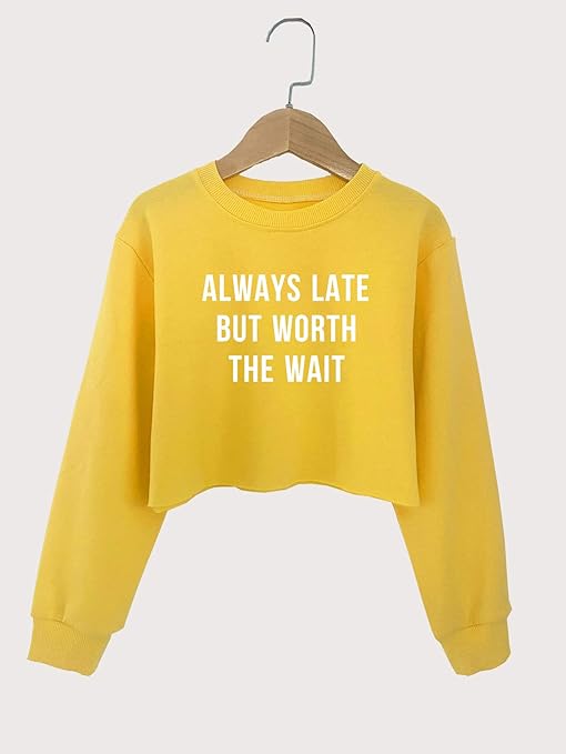a short top will make kids looks have a better proportion.Cute Long Sleeve Printings Fashion Pullover Shirt
