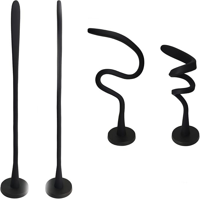 The magnet and hose are fully wrapped with odorless soft silicone rubber, Removable Flexible Washer Door Stopper,