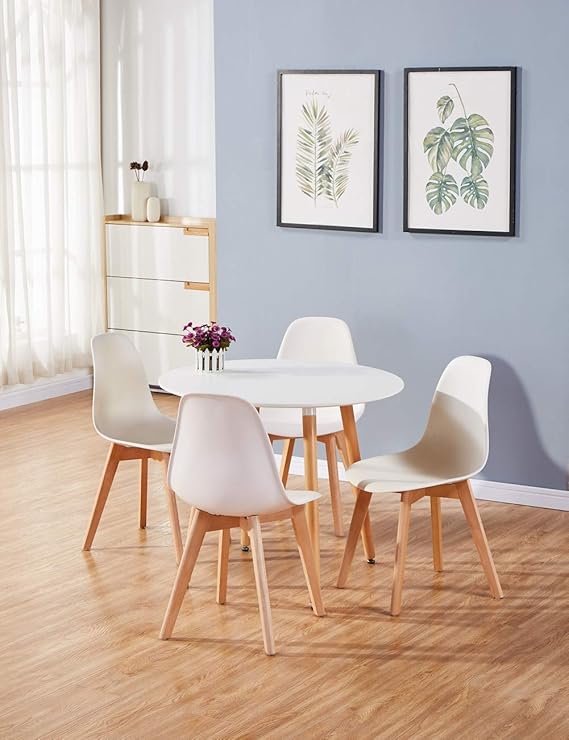 easily matches a variety of other styles of dining and dining room furniture. Modern Round Kitchen Table Home Furniture for Sofa
