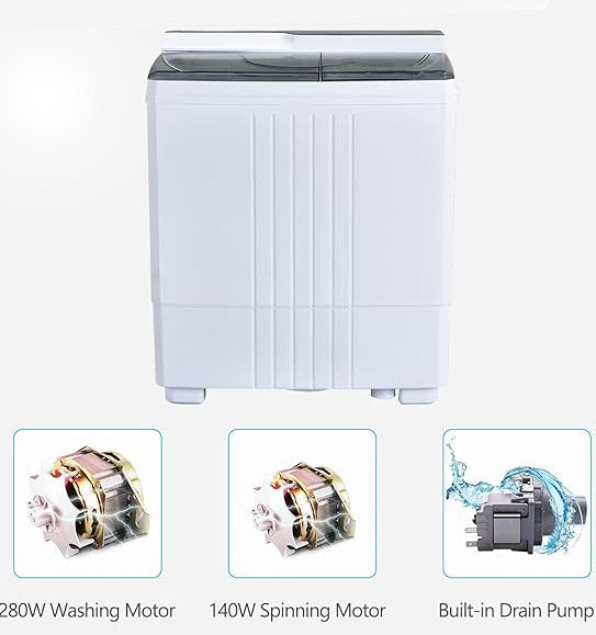 its strong motor endows it powerful clean capacity, which can clean your clothes more effectively and quickly. While it is working, Laundry Machine