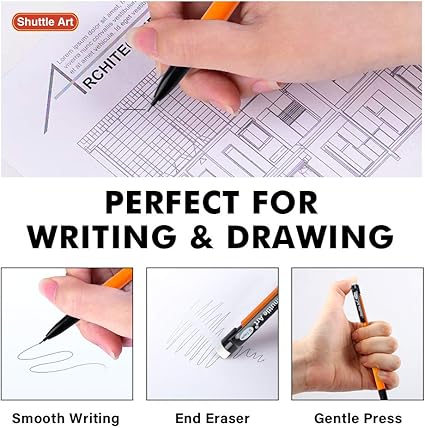 High quality pencil leads are sturdy enough for long time writing. They goes smoothly and clearly on papers without smudging or smearing, Bulk Mechanical Pencils 0.7mm Medium Point, HB #2 Lead, Assorted Barrels,