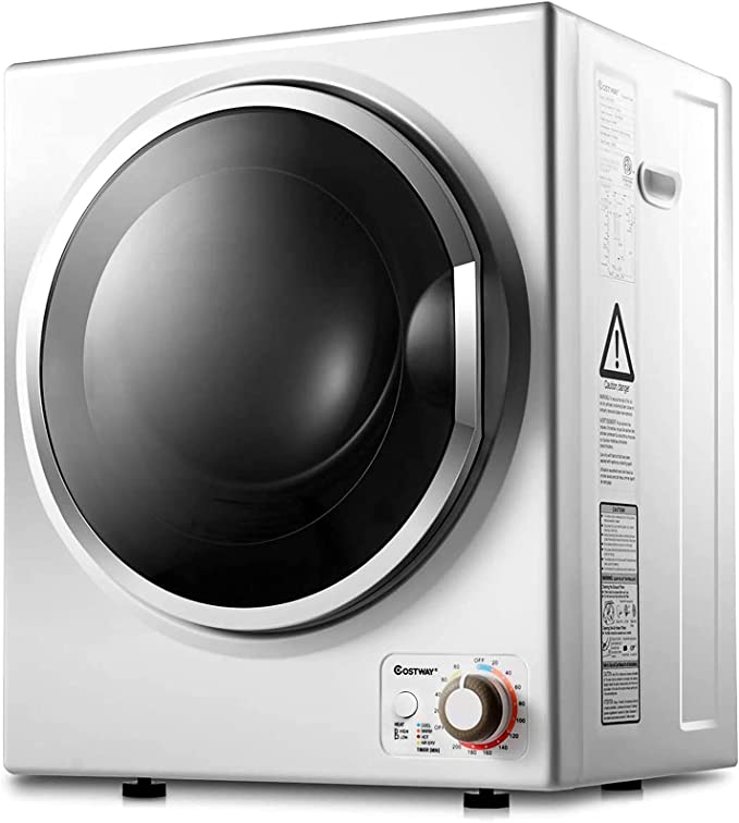 110V Electric Portable Clothes Dryer with Stainless Steel Tub
