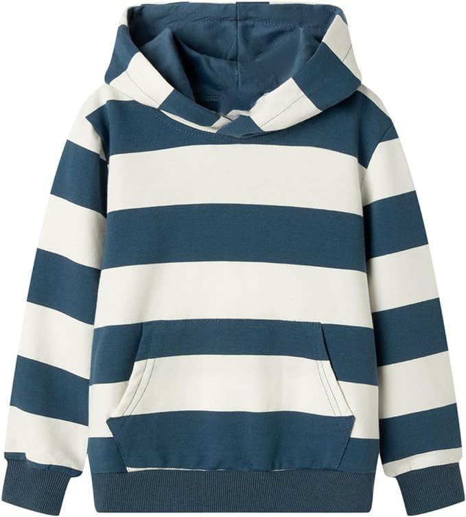 The fleece sweatershirt’s hood includes an inner lining for added comfort and value. Our hoodies for boys also feature ribbed cuffs and waistband for added comfort and a better fit.