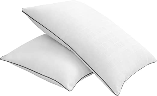 pillows for Side Back and Stomach Sleeper,Neck Pain Down Alternative Cooling Pillow with Hypoallergenic Breathable Shell