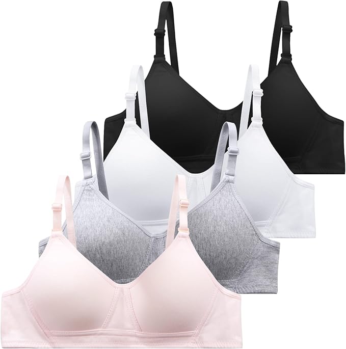 Light padding provides security without excessive enhancement, making it perfect for teens who are too big for beginner bras but not yet ready for traditional cups.