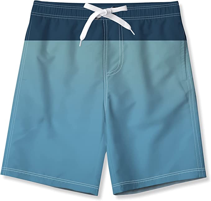 Quick Dry Swimwear Bathing Suit for Big Boys Beach Swim Boards Shorts 7-16 Years