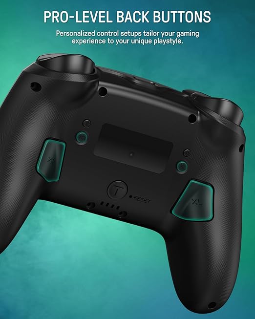 4 lighting modes of the switch manette: breathing light mode, quick flash mode, Wireless Compatible with Nintendo Switch Manette/OLED/Lite, FUNLAB Firefly Bluetooth Remote Gamepad with 7 LED Colors/Paddle/Turbo/Motion Control