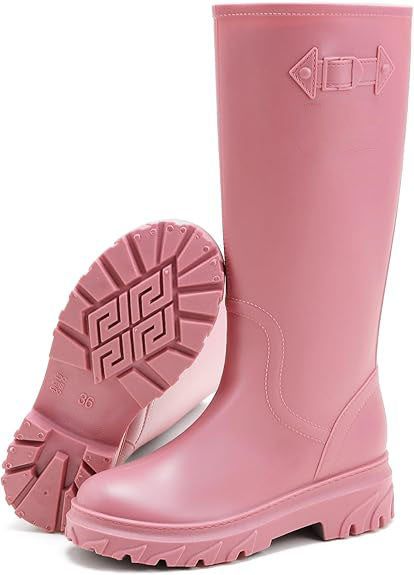 boots are 100% waterproof and durable. The quick-dry textile lining absorbs moisture, Fishing Waterproof Tall Knee High Womens Water Boots,