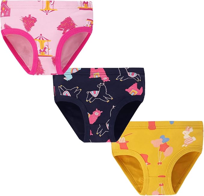 The meterial of the girls panties: It 's soft and comfy, extra strength and durability, non-slip and painless. Underwear with 9 Packs 12 Packs Baby Panties Assorted Briefs