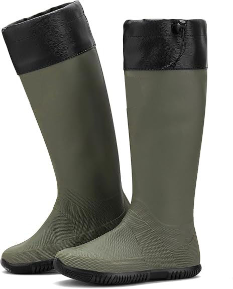 Lightweight Rainboots for Fishing Climbing Farming, Waterproof Rubber Boots For Fishing Unisex