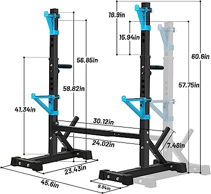 Squat Rack, Multi-Function Squat Stand