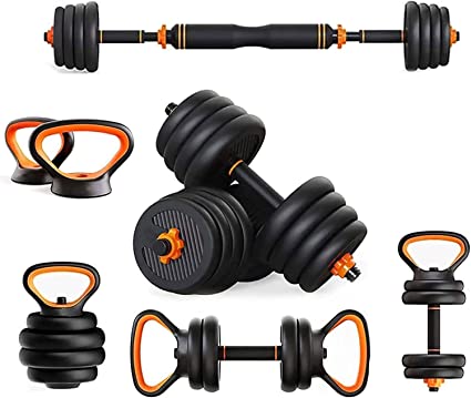 Free Weights Dumbbells Set with Connecting Rod