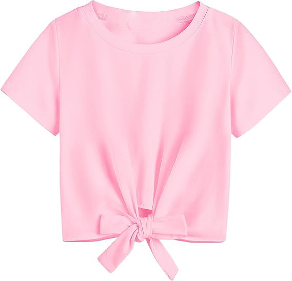 This Kids Girls Casual T-Shirts can be match jeans, skirts,leggings,sweatpants or shorts.Great for daily,going out,party,work,casual wear