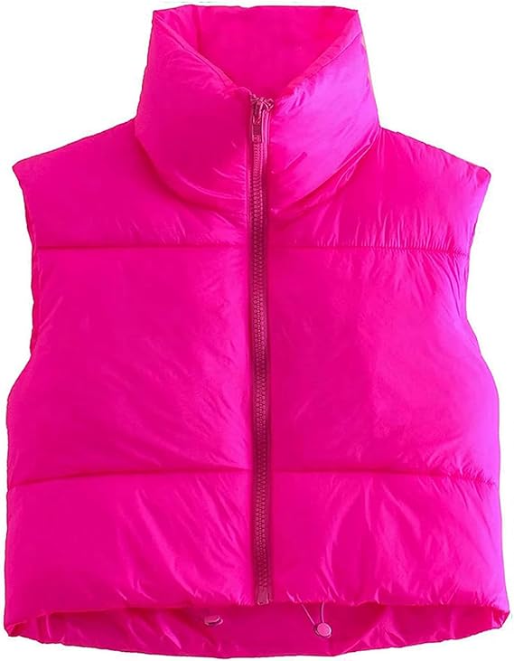 This Women sleeveless outerwear puffer vest is perfect for many occasions like casual life,school life,office,lounge, hiking, biking, climbing, shopping