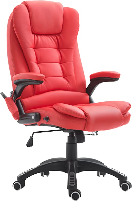 PU Leather Gaming Chair High Back Office Chair with Adjustable Height, Computer Gamer Chair