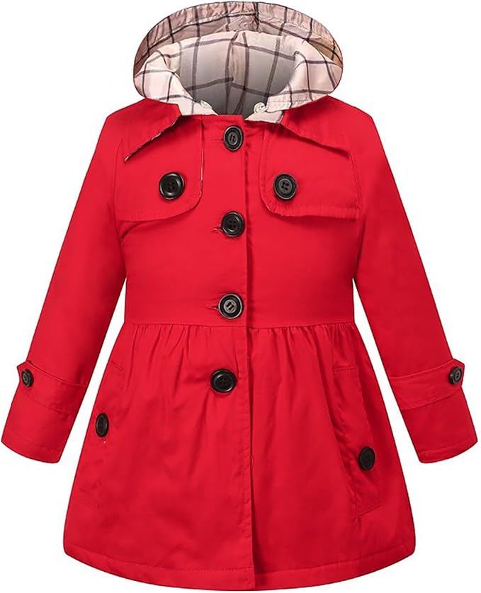 trench coat ,long sleeve,Slim fit, button closure, with pocket,warm and comfortable, easy wear on and off,fashionable and adorable, Down Trench Coat Classic Spring Fall Outwear Dress Coats With Pockets