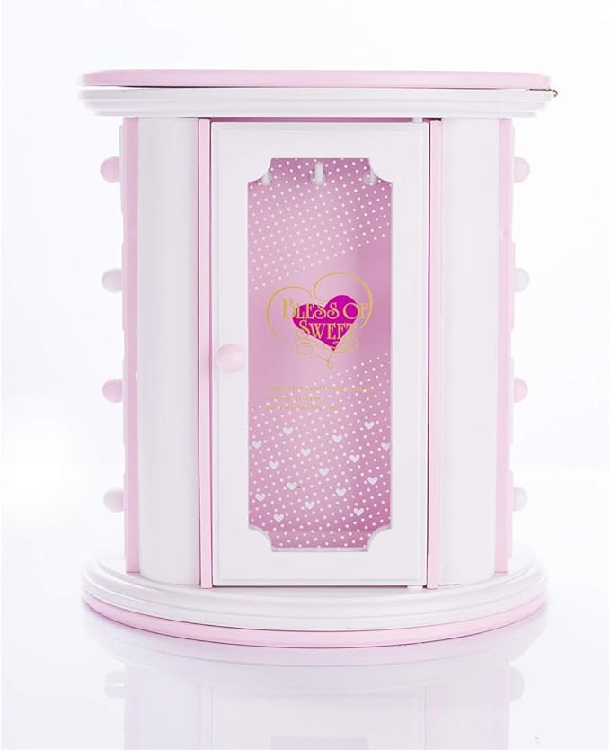 This jewelry box will plays the classic rhythm, Necklace Storage Case for Little Girl Toddler Children Gift