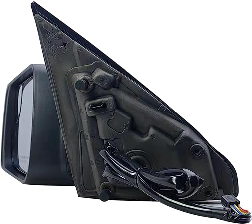Power and Heated and Blind Spot Glass ,Temperature Sensor ,Textured Back Cover,Manual Folding Left Side Door Mirror Power and Heated with Blind Spot Glass Textured Back Cover for RAM 1500