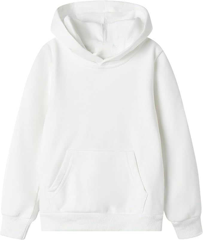 A deep, roomy kangaroo pocket on the front helps carry items around and looks cute. Stretchable ribbed cuffs and bottom make this printed jersey hoodies