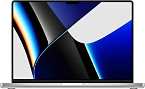 Apple 2021 MacBook Pro (16-inch, Apple M1 Max chip with 10‑core CPU and 32‑core GPU, 32GB RAM, 1TB SSD) - Silver - French