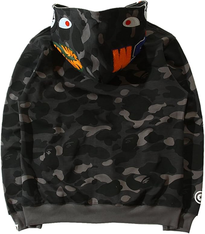 Polyester and Spandex,skin friendly with high breathability and elasticity.Sweatshirts Streetwear Jacket for Youth