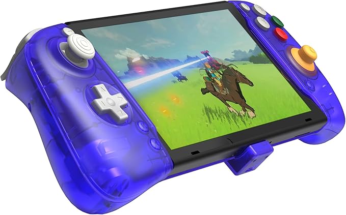 Advanced playing options for the joypad with Added Extra Turbo Button and Hotkey.SwitchCompatible with Nintendo Switch LCD/Switch OLED, Easy Plug and Play with Extra Turbo button and Hotkey, No Drifting Ever Hall Sensor Joystick